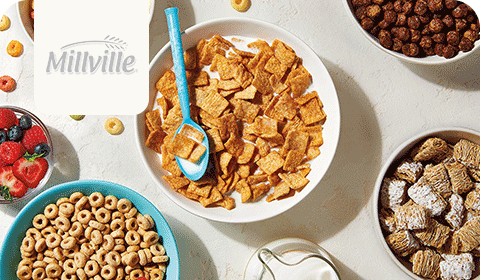 MILLVILLE | From cereals and granola to pancake mixes and more, discover a variety of breakfast foods. | Shop Now