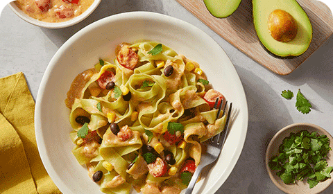 Fresh Avocado Pasta | View Recipe