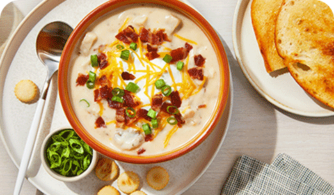 Loaded Baked Potato Soup | View Recipe